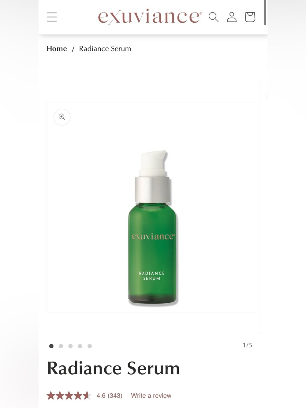 Exuviance Radiance Serum
